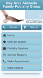 Mobile Screenshot of bayareapodiatryclinic.com